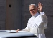 Pope condemns arms trade as he returns to Vatican