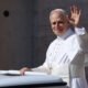 Pope Leo XIV, formerly Cardinal Robert Francis Prevost, waves as he arrives to celebrate his inauguration Mass at the Vatican May 18, 2025. He is the first American pope in history. (OSV News photo/Claudia Greco, Reuters)