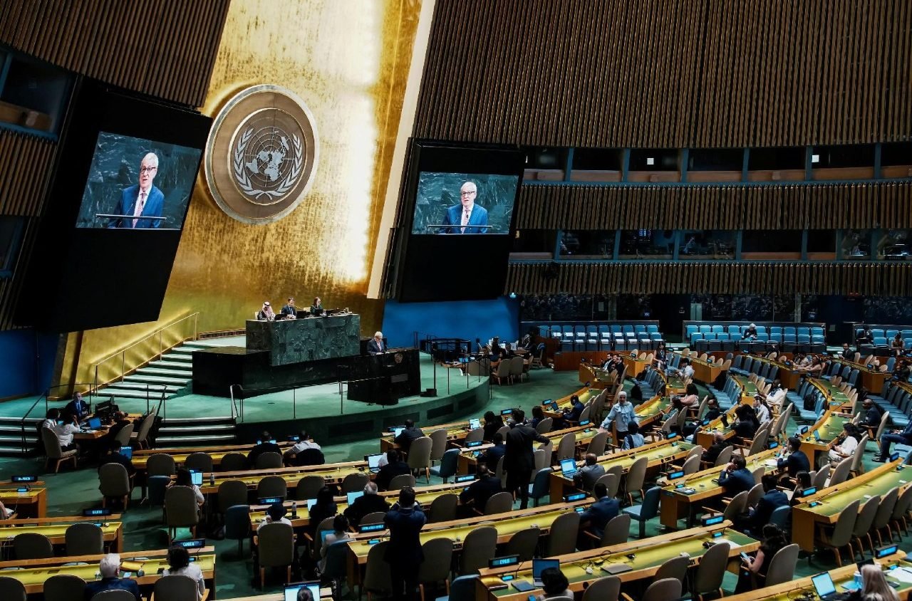 UN conference to work towards a two-state solution between Israel and the Palestinians, in New York