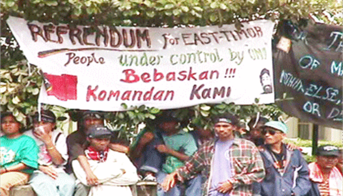 Hatun Merah-Putih, hasa’e bandeira RDTL—hafoin referendu 1999