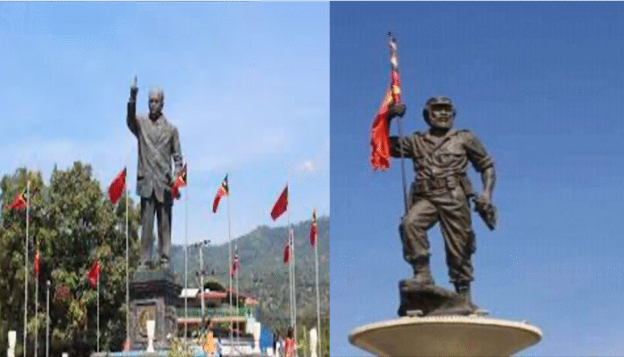 Fundadór nasaun: figura rua—Francisco Xavier do Amaral no Nicolau Lobato