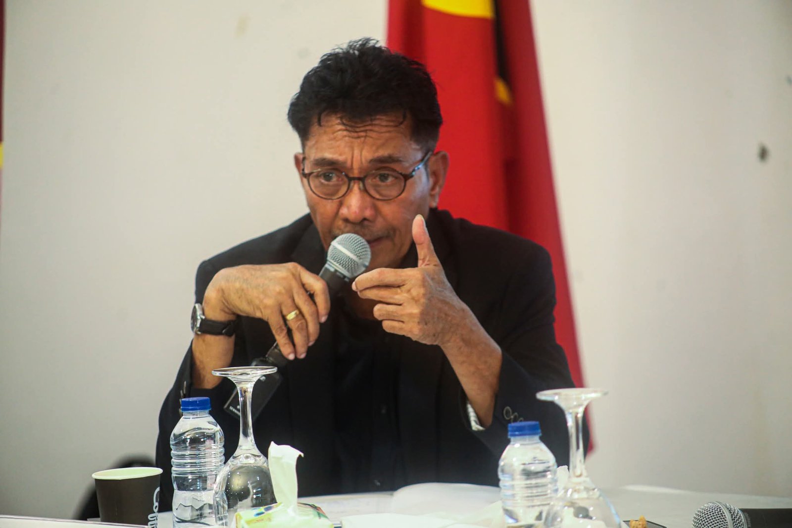 Imajen: Sekretária Estadu Komunikasaun Sosiál (SECOMS) Expedito Loro Dias Ximenes